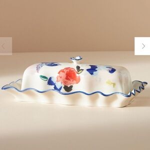 Anthropologie Butter Dish - Luna Bakeware 🧈🦋